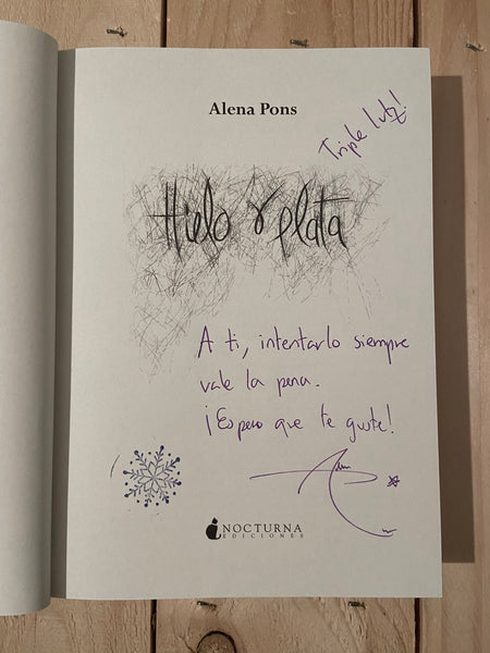 Hielo y plata (Alena Pons) FIRMADO