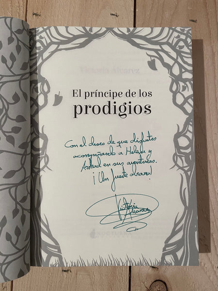 El príncipe de los prodigios (Victoria Álvarez) FIRMADO