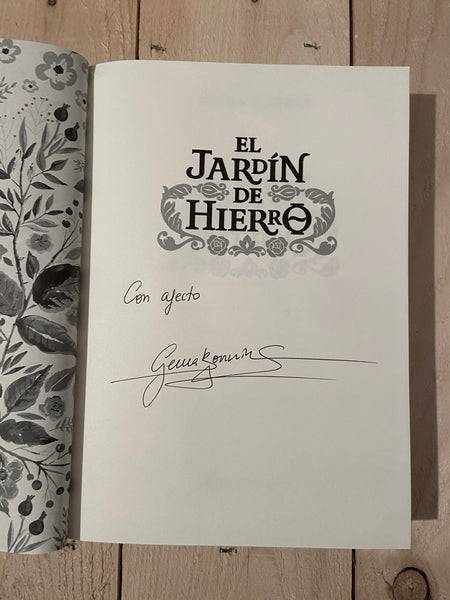 El jardín de hierro (Gema Bonnín) FIRMADO