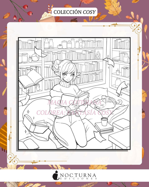 Magia cotidiana. Colorea: Fantasía cosy