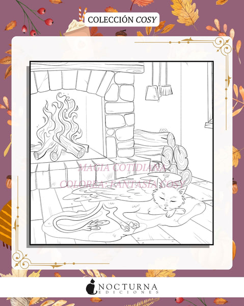 Magia cotidiana. Colorea: Fantasía cosy