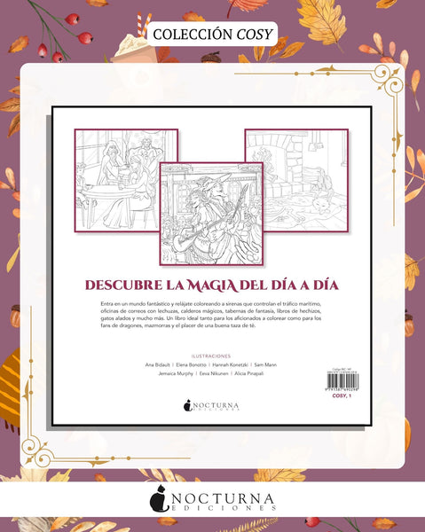 Magia cotidiana. Colorea: Fantasía cosy
