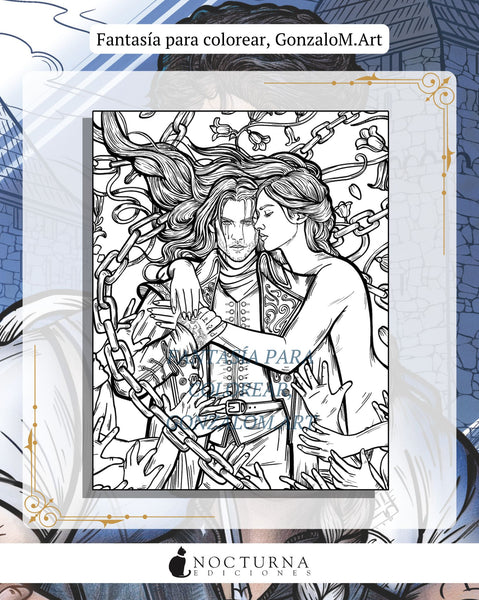 Fantasía para colorear (Gonzalom.art) PREVENTA