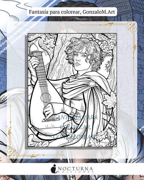 Fantasía para colorear (Gonzalom.art) PREVENTA