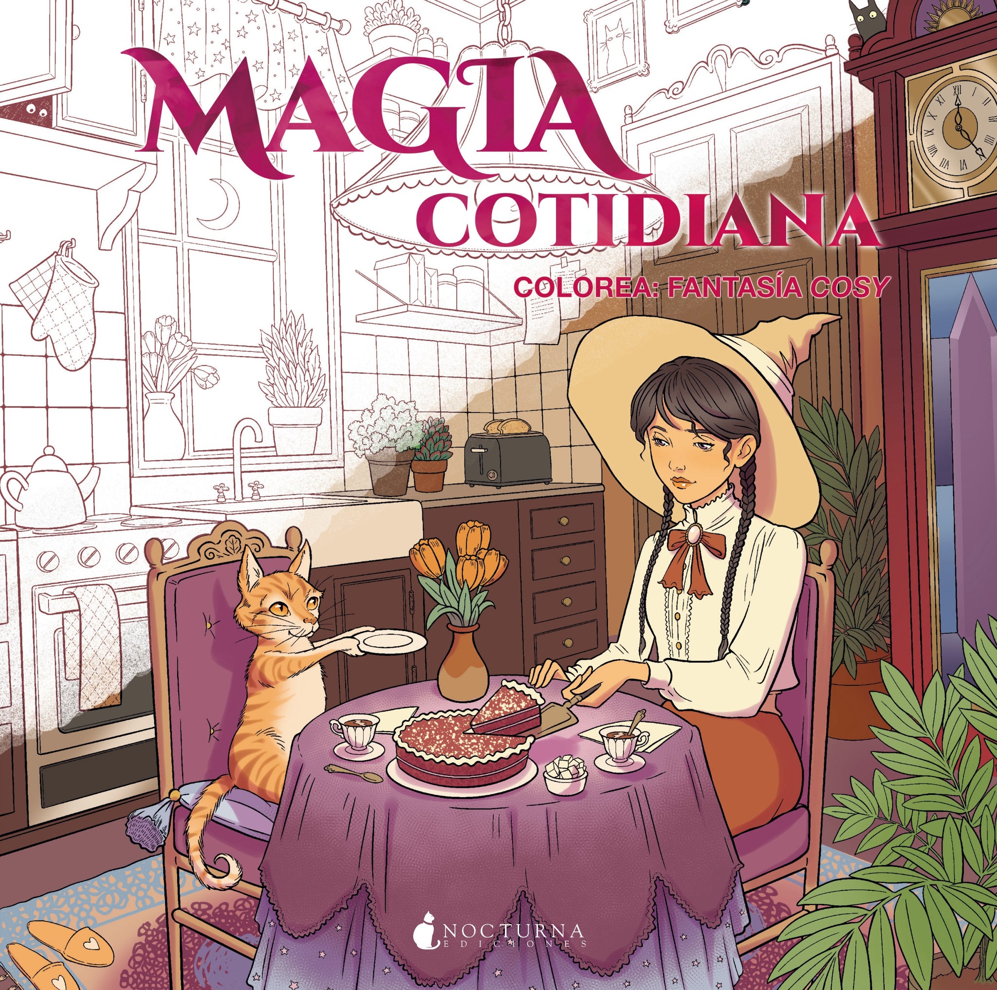 Magia cotidiana. Colorea: Fantasía cosy