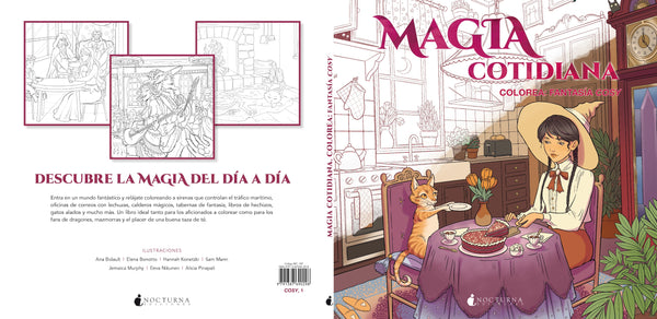 Magia cotidiana. Colorea: Fantasía cosy