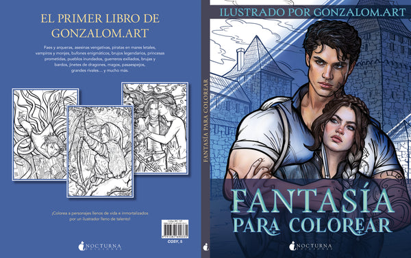 Fantasía para colorear (Gonzalom.art) PREVENTA