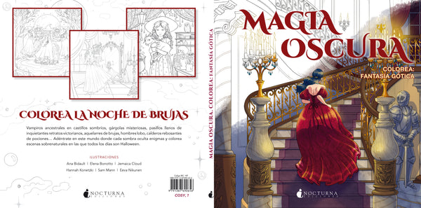 Magia oscura. Colorea: Fantasía gótica (VV.AA) PREVENTA